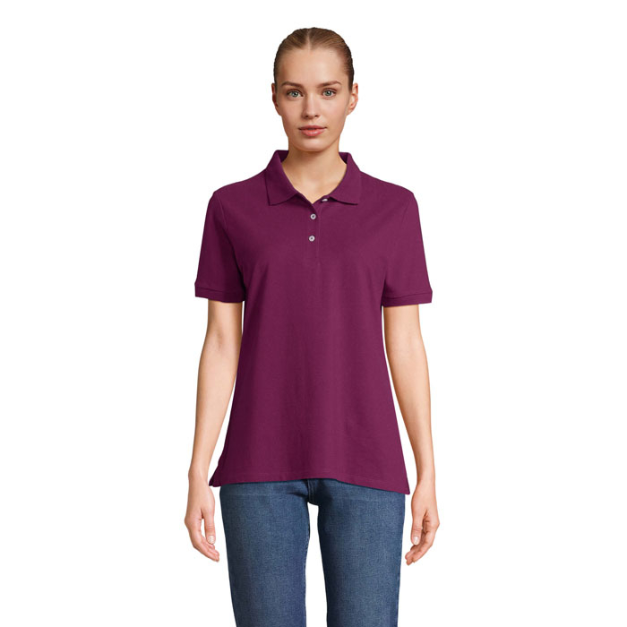 Polo publicitaire pour Femme coton PACIFIC Violet astral